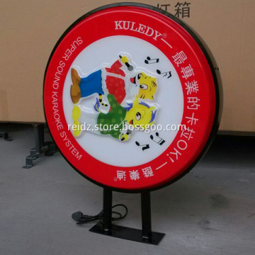 Dynamic Street Led Advertising Board light box